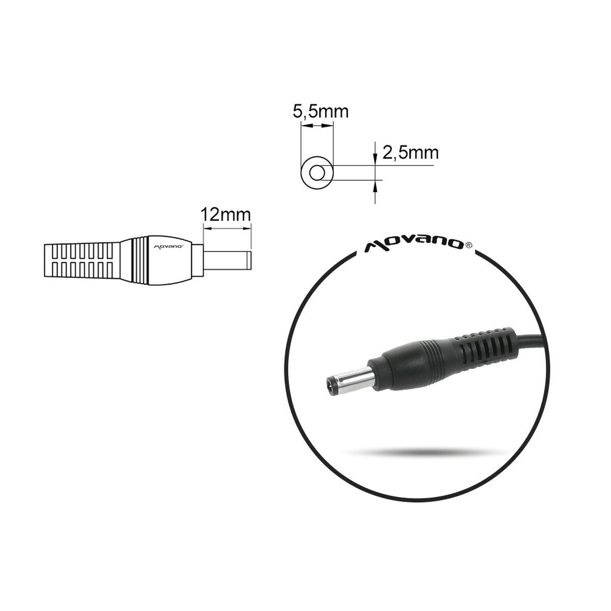 Cargador para Portátil Mitsu 5ZM044 75 W